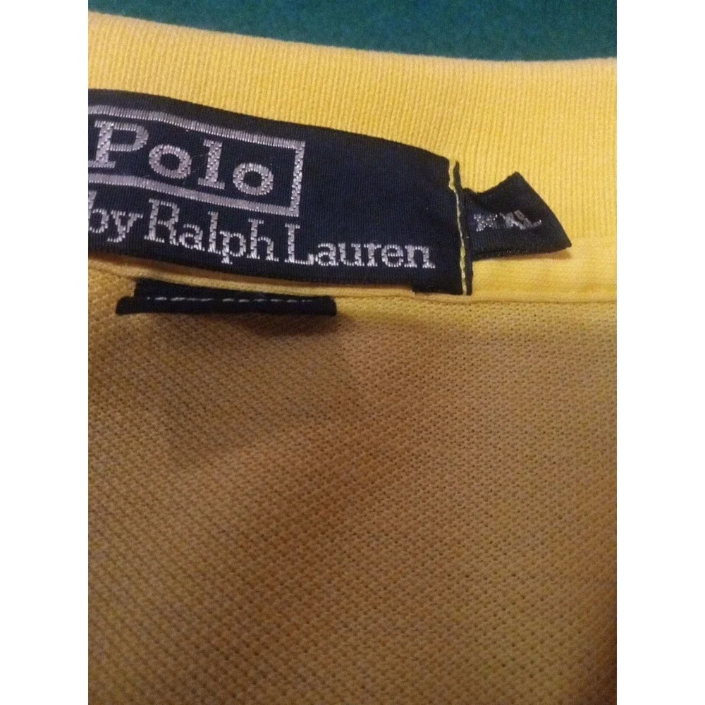 Ralph Lauren  Men's polo shirt, yellow Size 2X